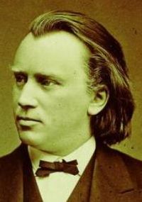 Johannes Brahms fotograferet som 41 årige