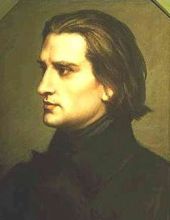 Portræt af Franz Litzt